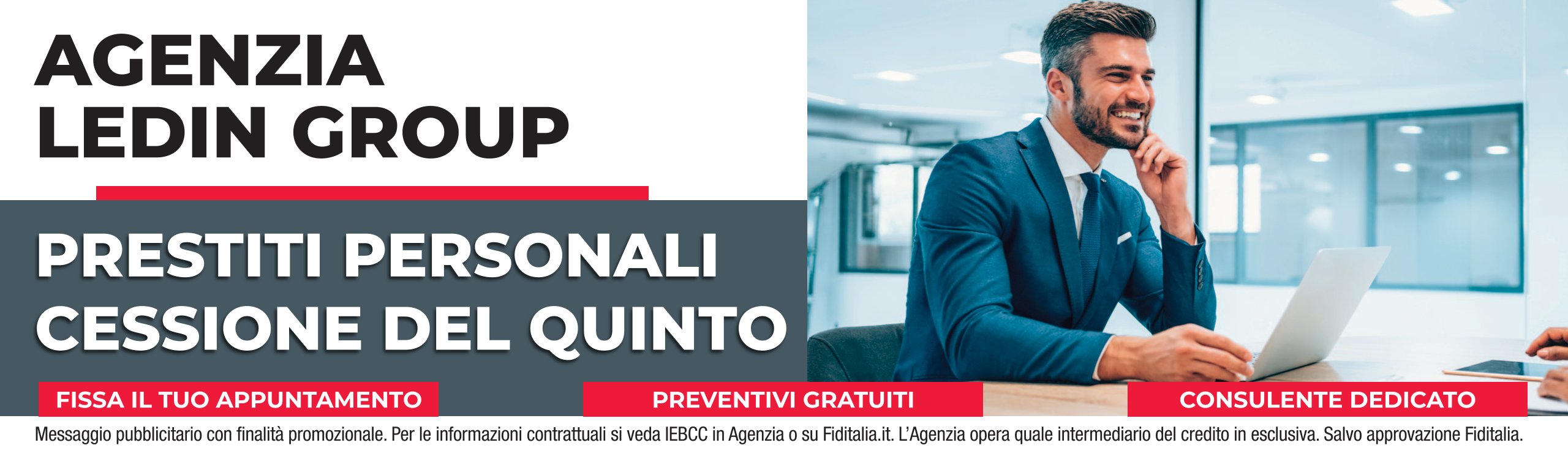 Contatti Agenzia Ledin Group srls filiali Fiditalia - Prestiti personali, Cessione del quinto